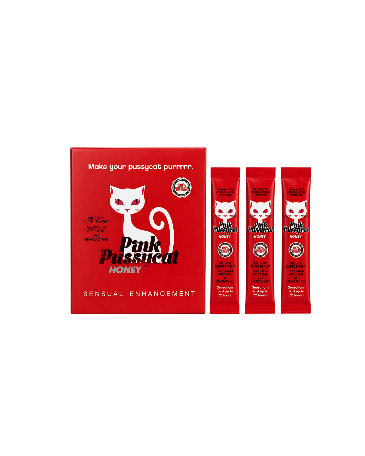 Pink Pussycat Honey Box – Premium honningposer for kvinner