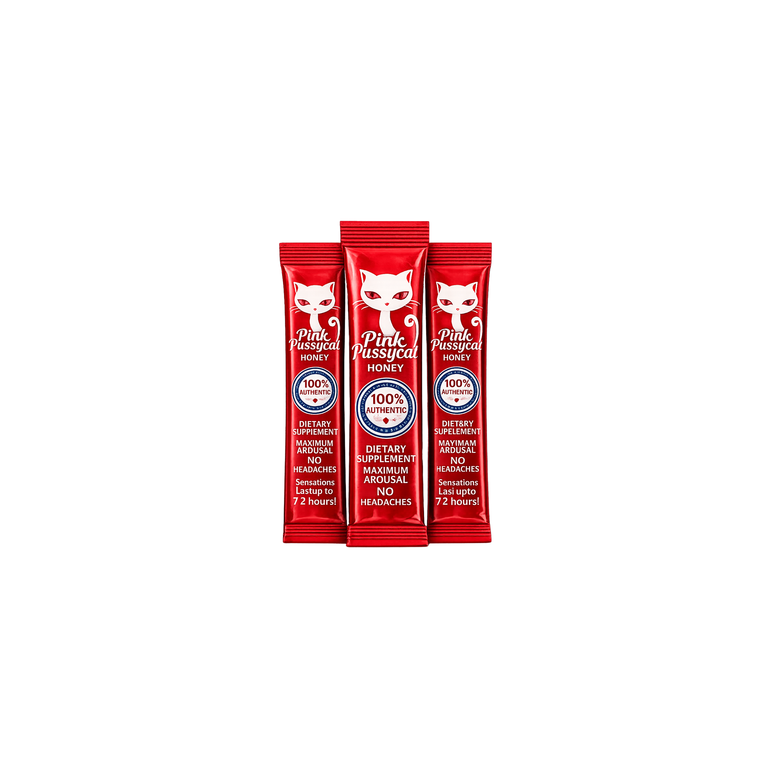 Pink Pussycat Honey Sachet – Enkelt honning-stick for kvinner